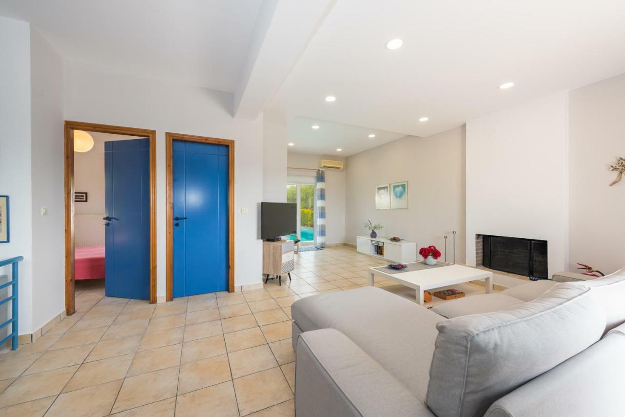 Villa Stema Xirokambion Bagian luar foto